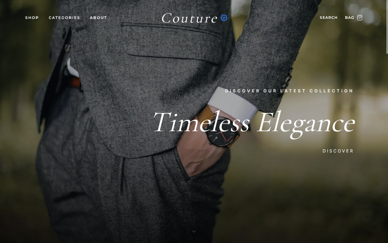 Screenshot of Couture