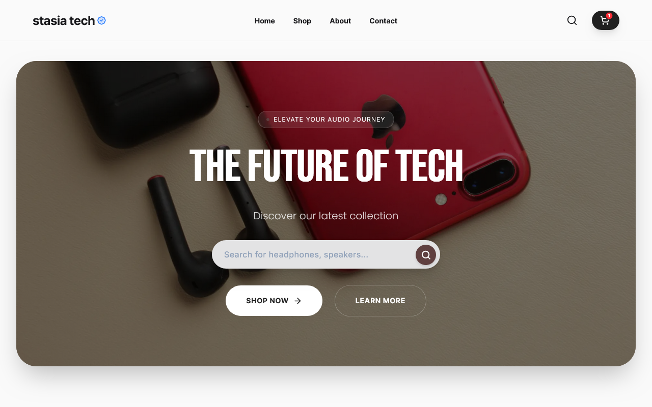 Screenshot of Stasia Tech